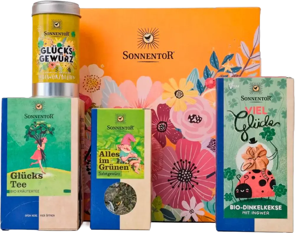 Glücksprise – Geschenkkarton von Sonnentor